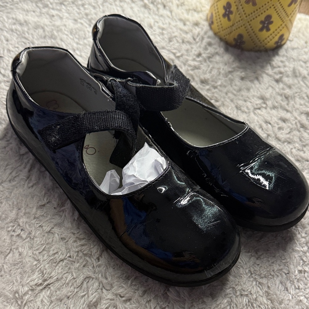 Umi Black Patent Leather Dress Shoes for Women